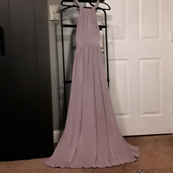 Dusty lavender Greek goddess style , cross back ha - Picture 1 of 4